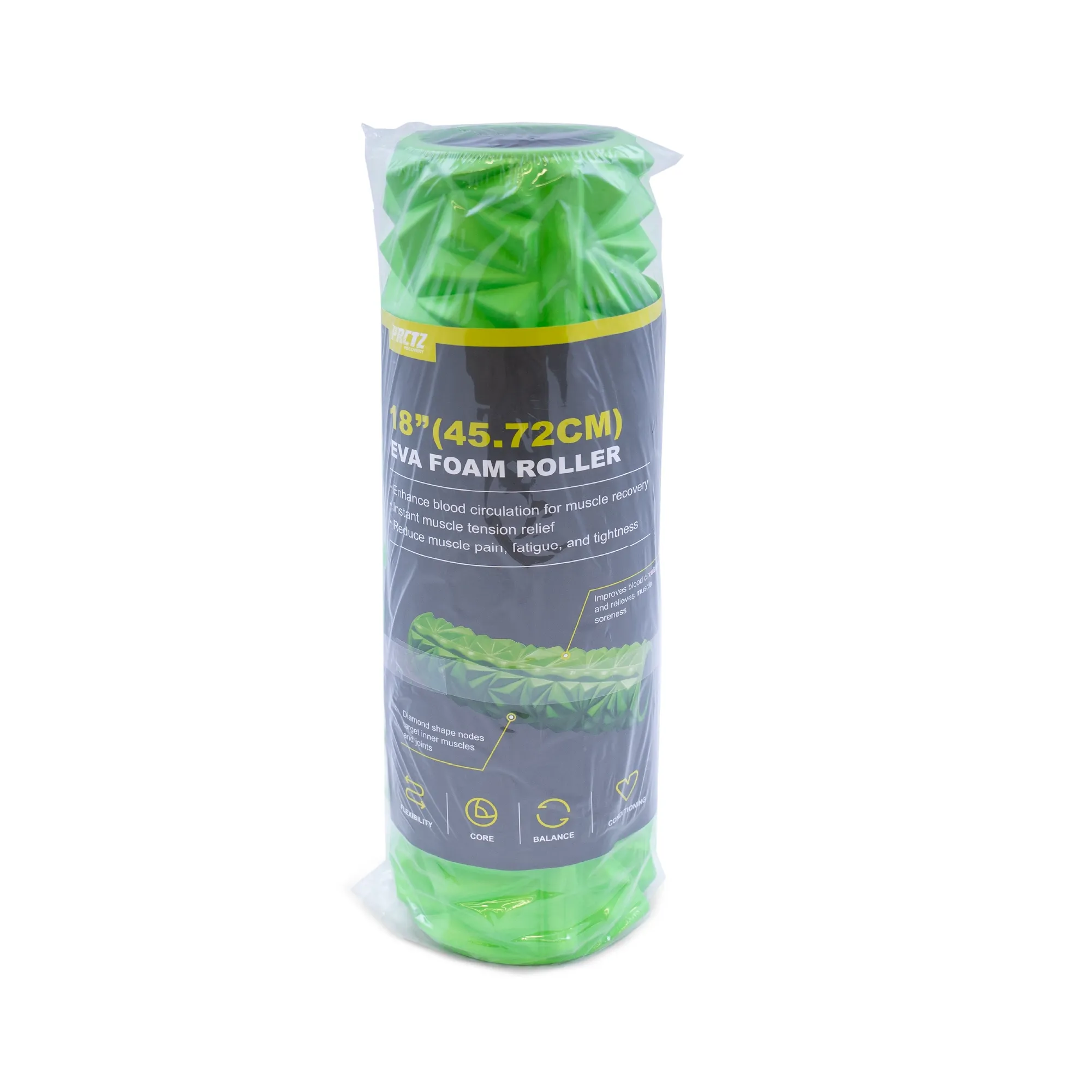 Массажный ролл PRCTZ EVA FOAM ROLLER, 46см