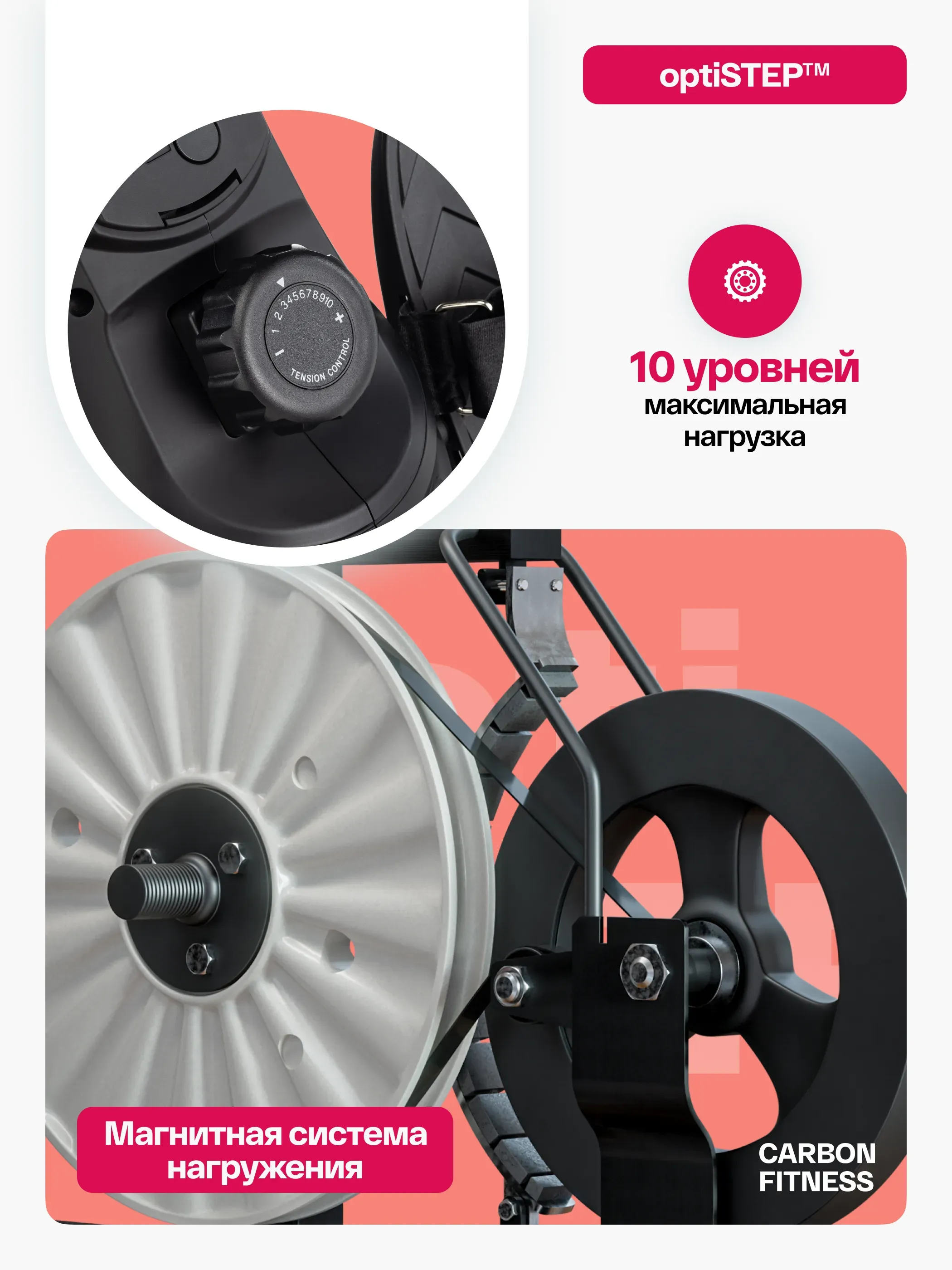 Гребной тренажер домашний CARBON FITNESS RW20