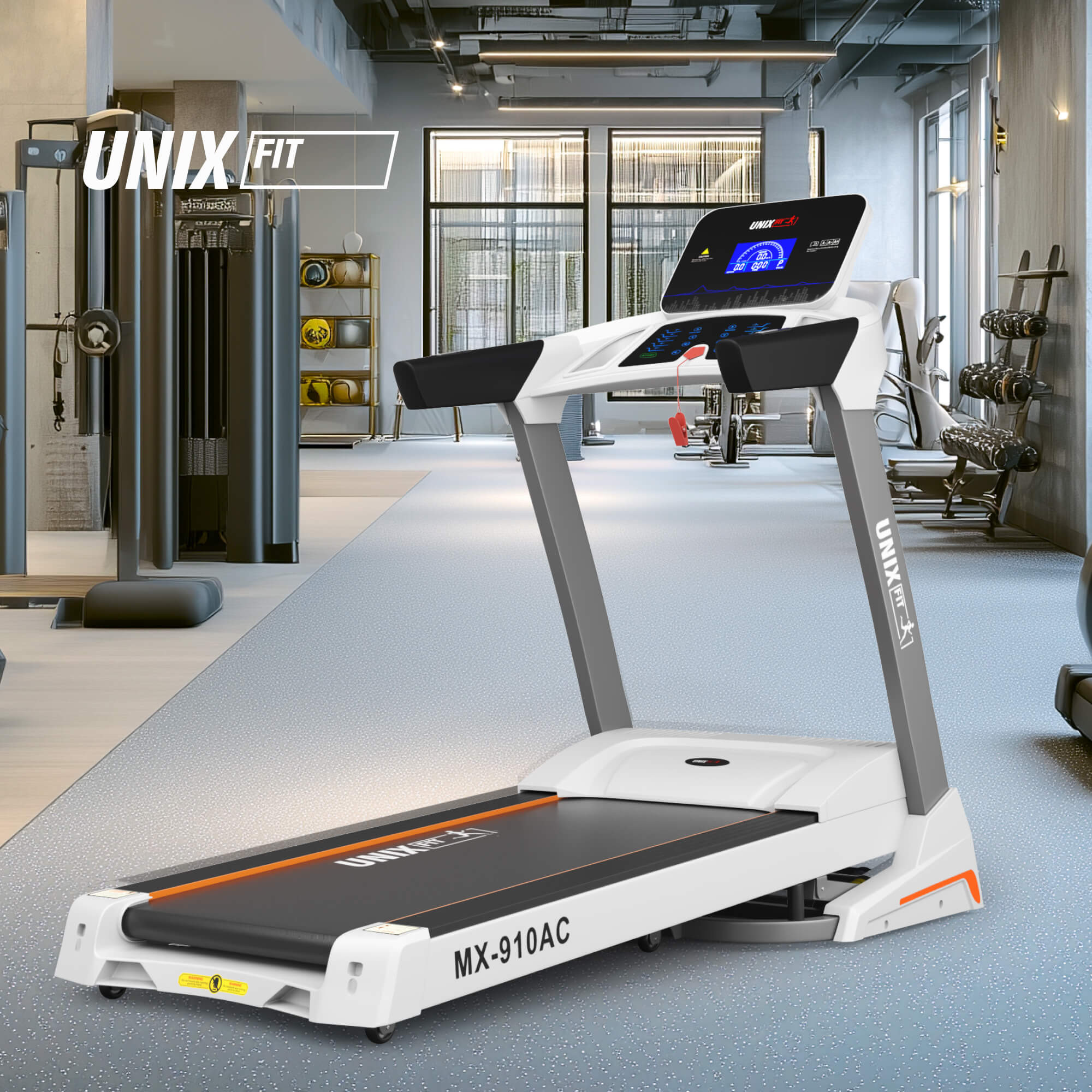 Беговая дорожка UNIX Fit MX-910 AC белый