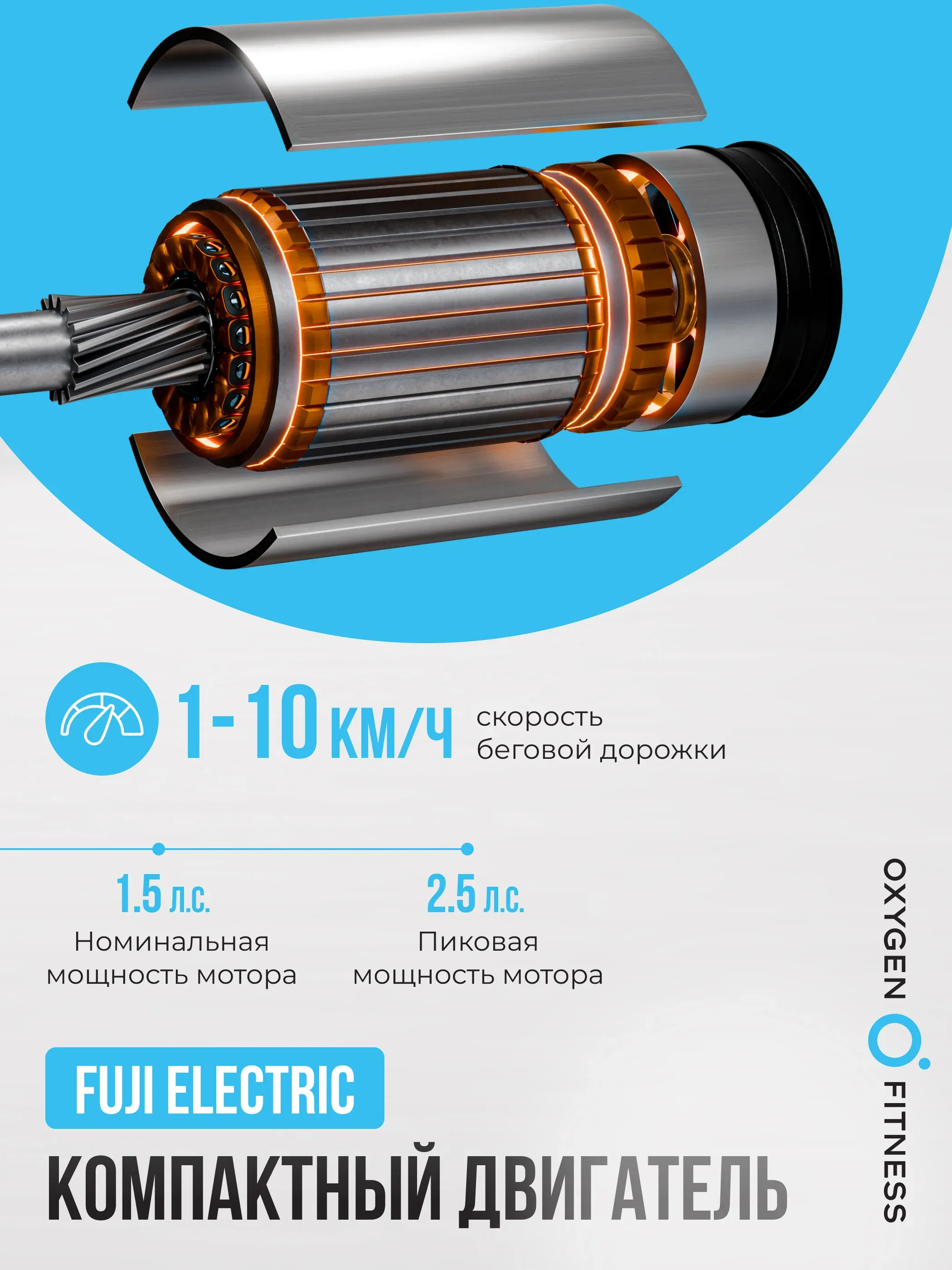 Беговая дорожка домашняя OXYGEN FITNESS SELENI PLUS