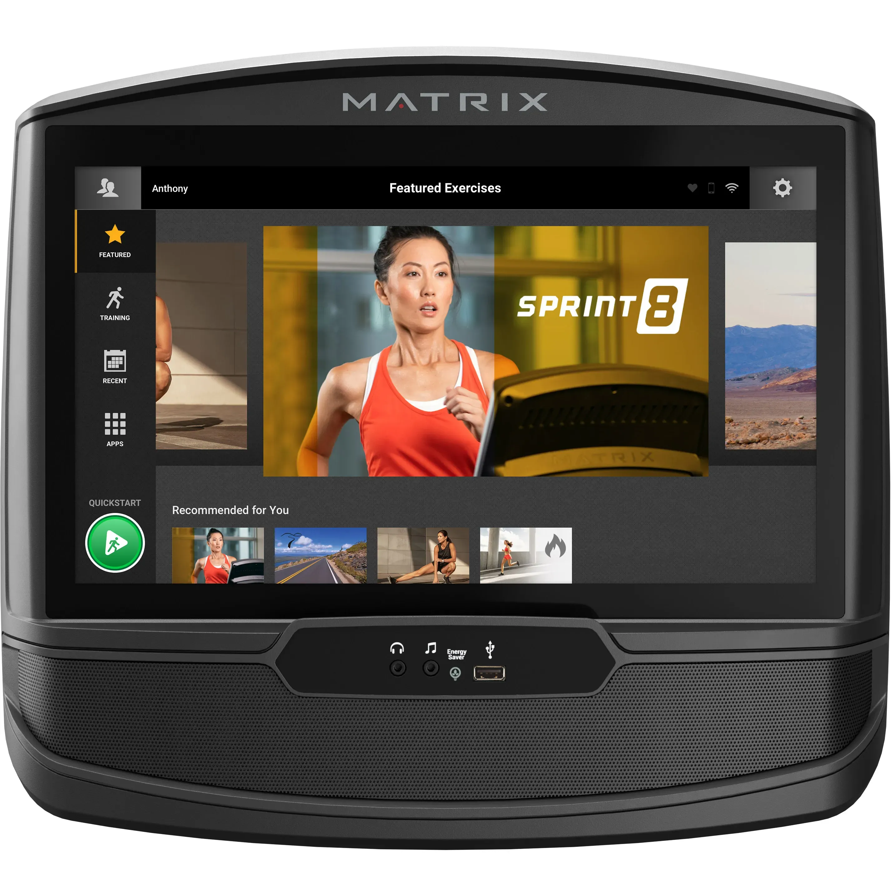 Эллиптический эргометр домашний MATRIX A50XIR