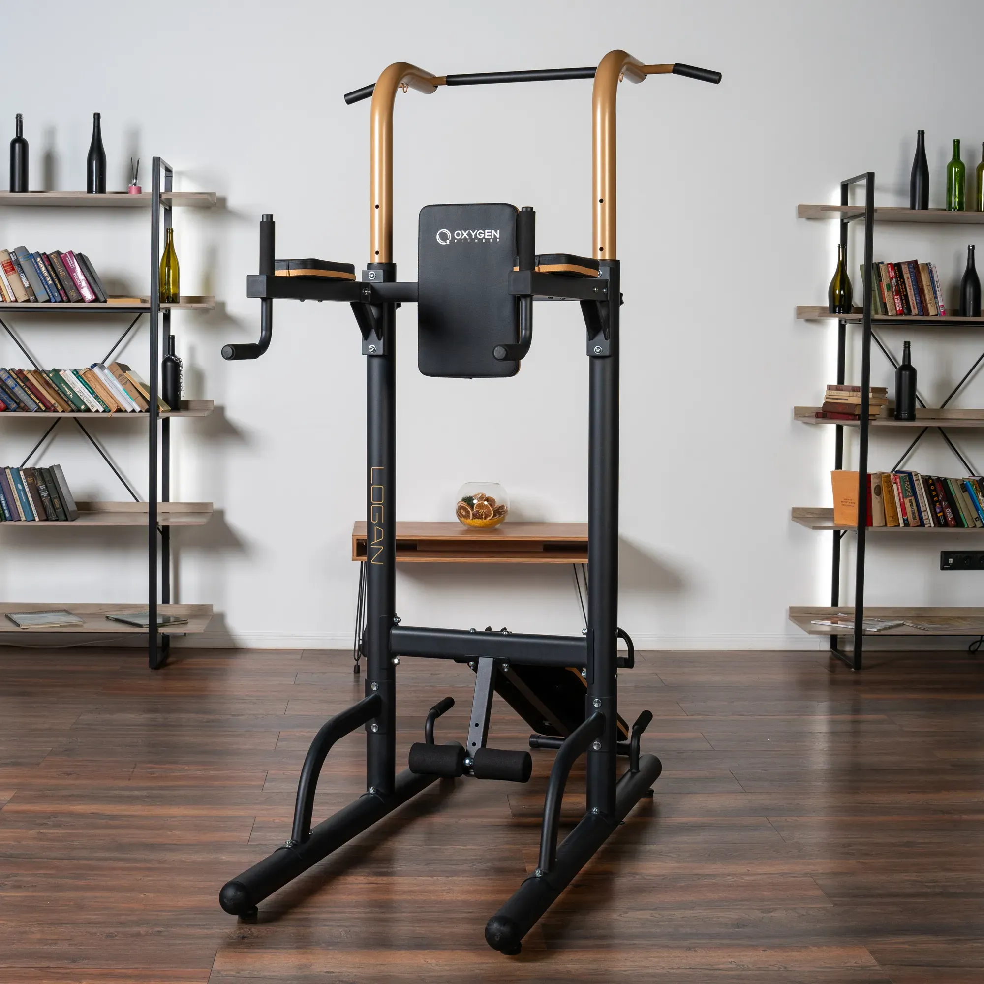 Турник 3 в 1 со скамьей домашний OXYGEN FITNESS LOGAN